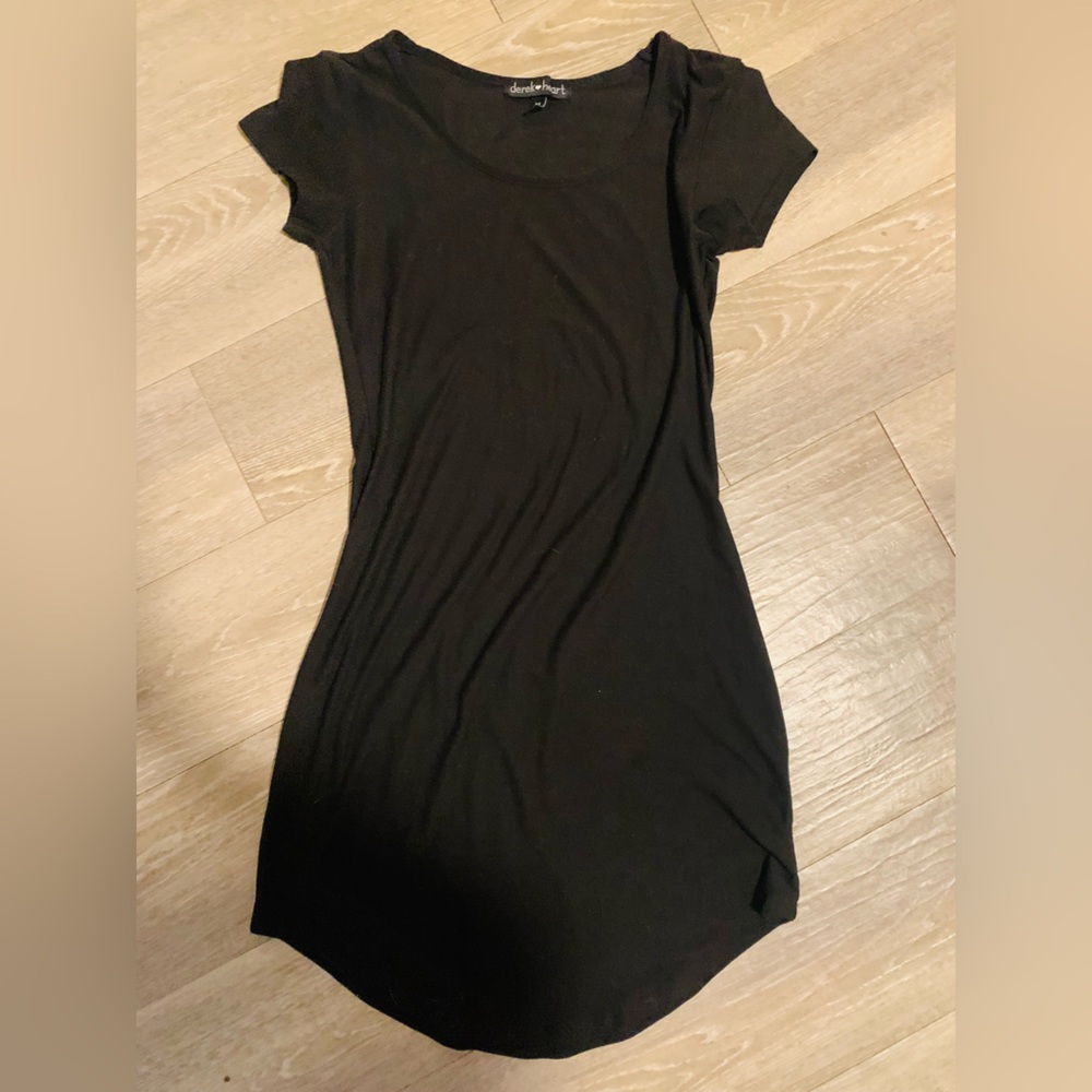 Black mini dress